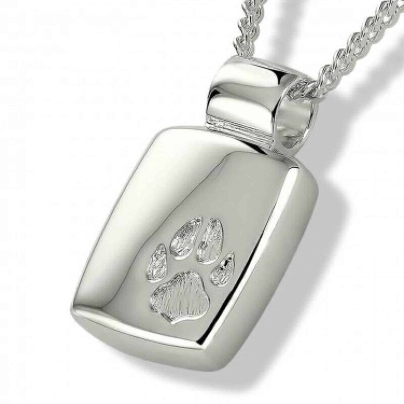 Hanger naamplaat met pootafdrukje