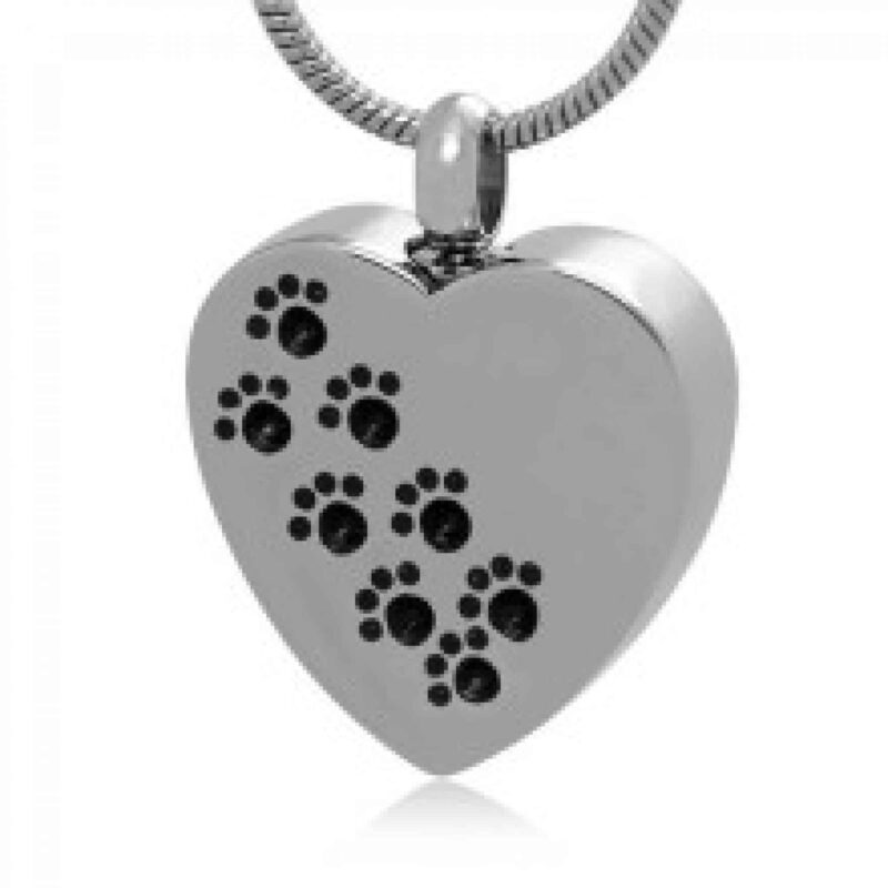 Hartje met pootjes in edelmetaal