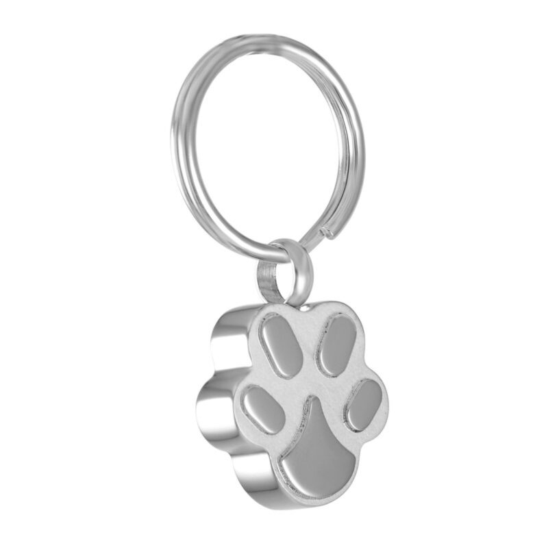 Sleutelhanger pootje - zilver